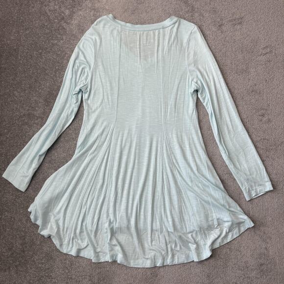 Soft Surroundings Tunic Womens Small Long Sleeve V Neck Flare Hem Lightweight - Picture 8 of 8